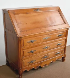 Pamono Louis XV Style Chest of Drawers or Secretaire in Cherry, Early 19th Century Outlet