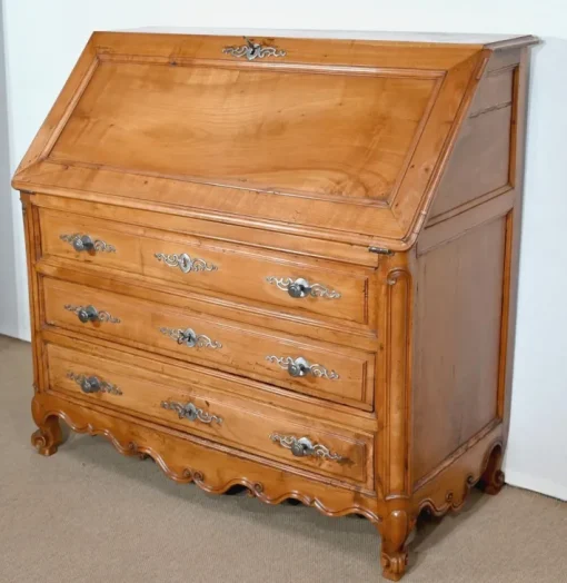 Pamono Louis XV Style Chest of Drawers or Secretaire in Cherry, Early 19th Century Outlet