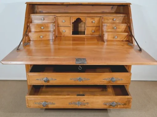 Pamono Louis XV Style Chest of Drawers or Secretaire in Cherry, Early 19th Century Outlet