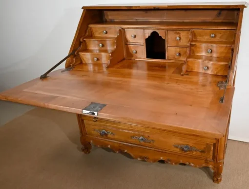 Pamono Louis XV Style Chest of Drawers or Secretaire in Cherry, Early 19th Century Outlet