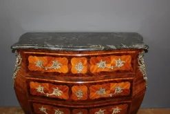 Pamono Louis XV Style Commode in Marquetry, 1940s Clearance