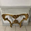 Pamono Louis XV Style Console in Gilded Wood, France, 19th Century