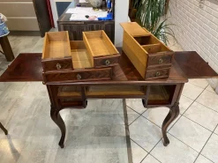 Pamono Louis XV Style Desk with Drawers and Shelves, 1890s Hot