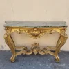 Pamono Louis XV Style Gilded Wood Console, 19th Century