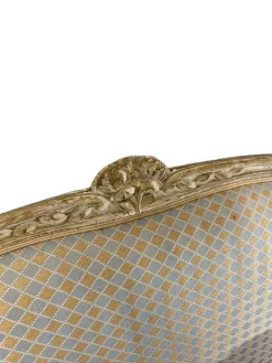 Pamono Louis XV Style Living Room in Lacquered Wood, 1900, Set of 3 Outlet