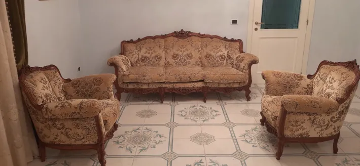 Pamono Louis Xv Style Living Room Sofa and Armchairs from La Permanente Mobili Cantù, 1970s, Set of 3 Clearance