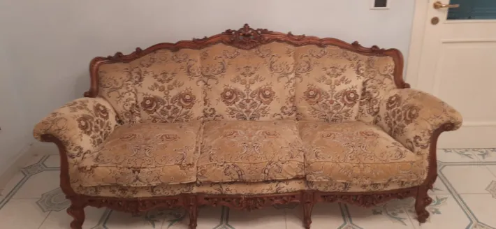 Pamono Louis Xv Style Living Room Sofa and Armchairs from La Permanente Mobili Cantù, 1970s, Set of 3 Clearance