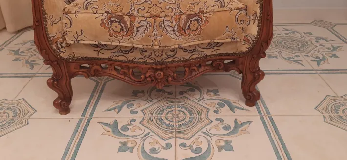 Pamono Louis Xv Style Living Room Sofa and Armchairs from La Permanente Mobili Cantù, 1970s, Set of 3 Clearance