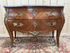 Pamono Louis XV Style Marquetry Chest of Drawers Best