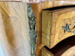 Pamono Louis XV Style Marquetry Chest of Drawers from Skalski, France, 1960s Best