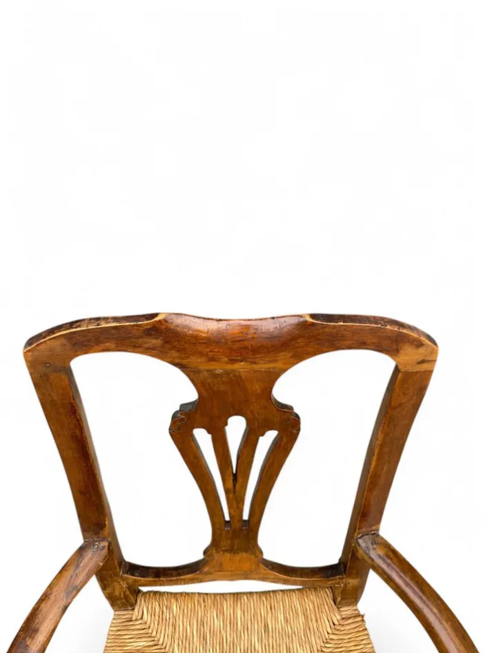 Pamono Louis XV Venetian Armchair in Walnut