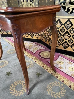 Pamono Louis XV Walnut Games Table Discount