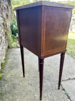 Pamono Louis XVI Bedside Table in Marble and Ceramic Discount