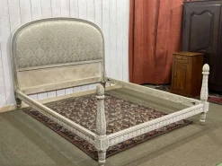 Pamono Louis XVI Beech Balleroy Bed, Early 20th Century Online