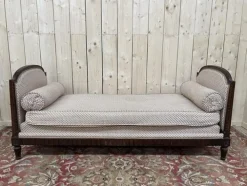 Pamono Louis XVI Bench with Floral Fabric Online
