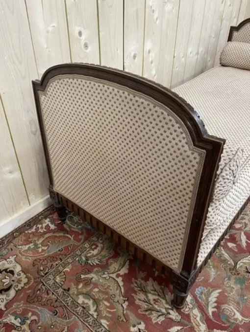 Pamono Louis XVI Bench with Floral Fabric Online