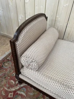 Pamono Louis XVI Bench with Floral Fabric Online
