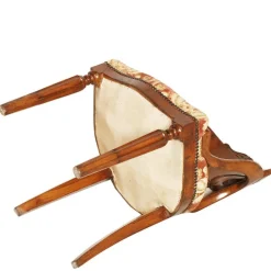 Pamono Louis XVI Bergere Armchairs in Carved Walnut by Testolini Freres for Testolini & Salviati, 1890s, Set of 3 Outlet