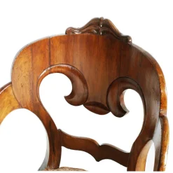Pamono Louis XVI Bergere Armchairs in Carved Walnut by Testolini Freres for Testolini & Salviati, 1890s, Set of 3 Outlet