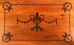 Pamono Louis XVI Cherry Veneer Side Table or Desk with Inlays, Germany, 1780 Best