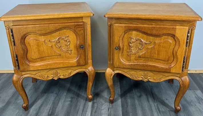 Pamono Louis XVI French Bedside Tables, Set of 2 Best
