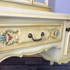 Pamono Louis XVI French Carved Dressing Table Outlet