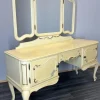 Pamono Louis XVI French Carved Dressing Table New