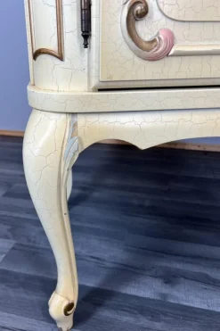 Pamono Louis XVI French Carved Dressing Table New