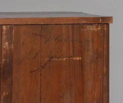 Pamono Louis XVI French Mahogany Veneer Cabinet with Brass Inlays, 1790s