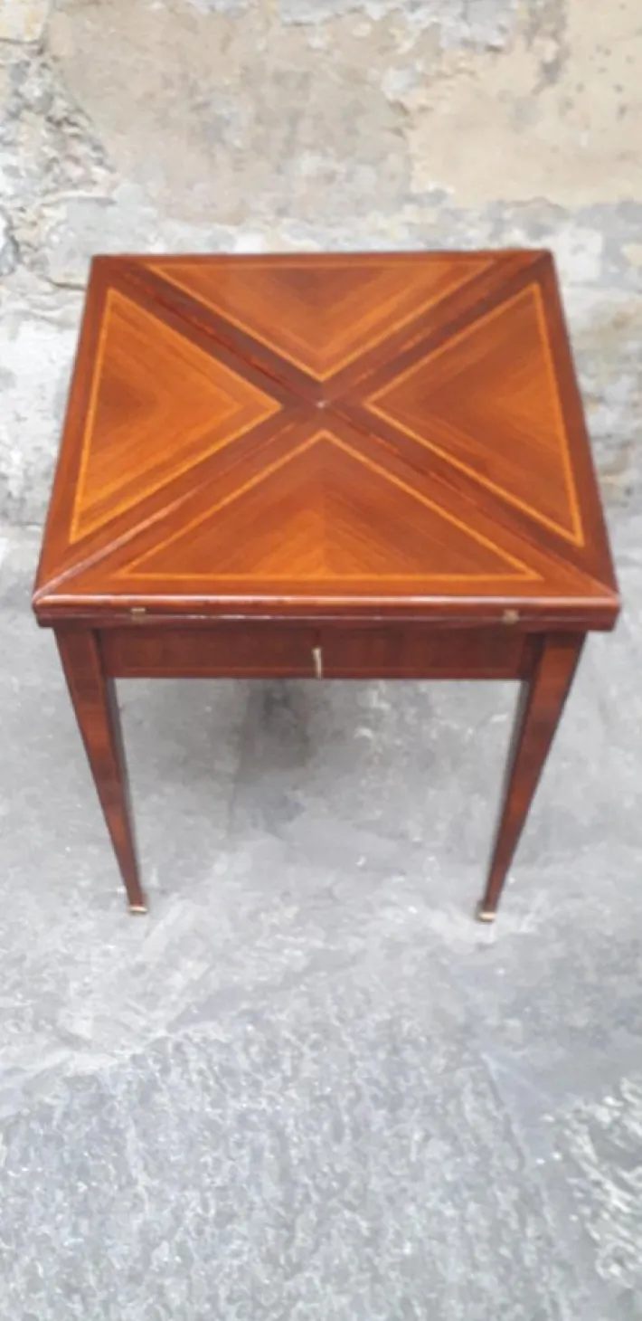 Pamono Louis XVI Game Table Hot