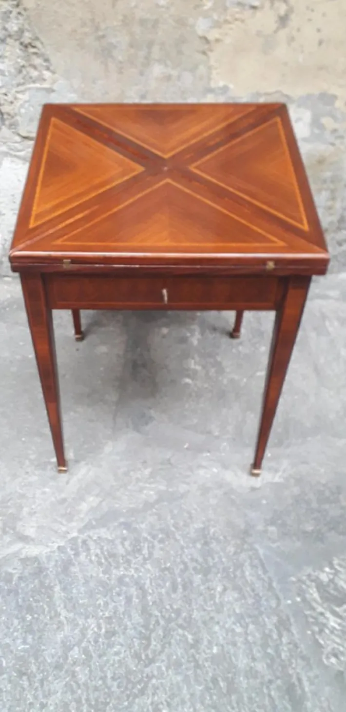 Pamono Louis XVI Game Table Hot