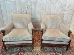 Pamono Louis XVI Living Room Sofa and Bergeres, Set of 3