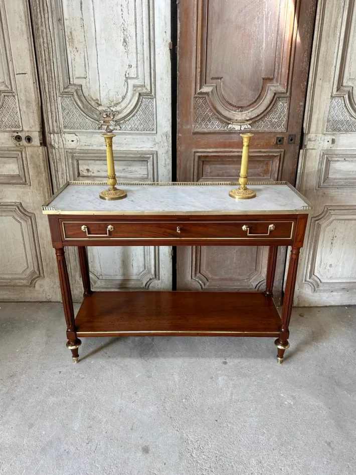 Pamono Louis XVI Mahogany Console Best