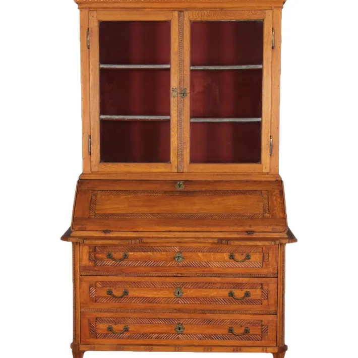 Pamono Louis XVI Secretaire with Showcase, 1780