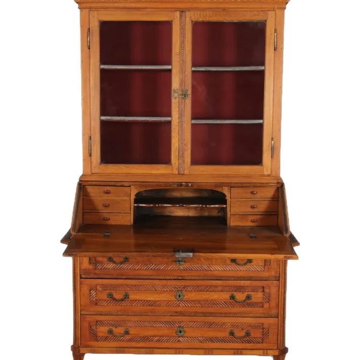 Pamono Louis XVI Secretaire with Showcase, 1780
