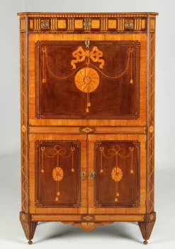 Pamono Louis XvI Secretary with Marquetry, 1790s Outlet