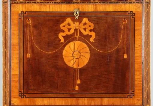 Pamono Louis XvI Secretary with Marquetry, 1790s Outlet