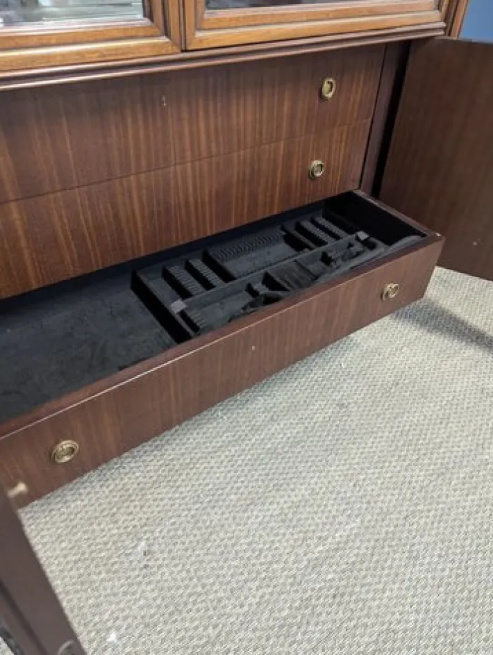 Pamono Louis XVI Style Cherry Wood Display Case Online