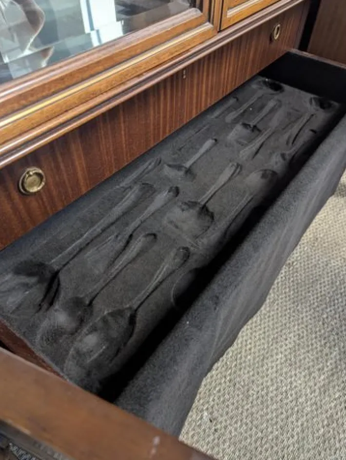 Pamono Louis XVI Style Cherry Wood Display Case Online