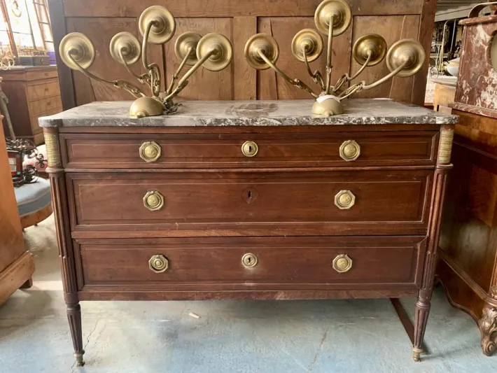 Pamono Louis XVI Style Dresser in Mahogany Outlet