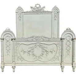Pamono Louis XVI Style Lacquered Bed Outlet