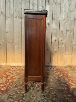 Pamono Louis XVI Style Mahogany and Carrara Marble Bibus New