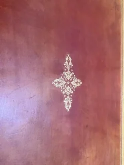 Pamono Louis XVI Style Mahogany 8-Leg Double Desk Hot