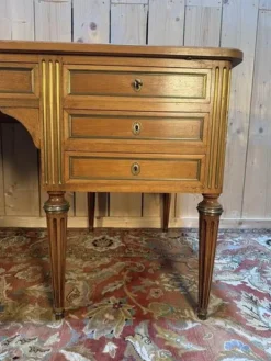 Pamono Louis XVI Style Mahogany 8-Leg Double Desk Hot