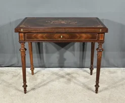 Pamono Louis Xvi Style Marquetry System Table, Late 19th Century Hot