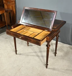 Pamono Louis Xvi Style Marquetry System Table, Late 19th Century Hot