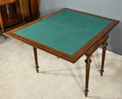 Pamono Louis Xvi Style Marquetry System Table, Late 19th Century Hot