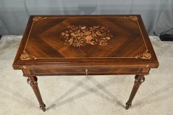 Pamono Louis Xvi Style Marquetry System Table, Late 19th Century Hot