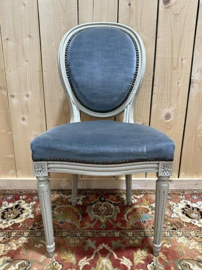 Pamono Louis XVI Style Medallion Chairs, Set of 6 Outlet