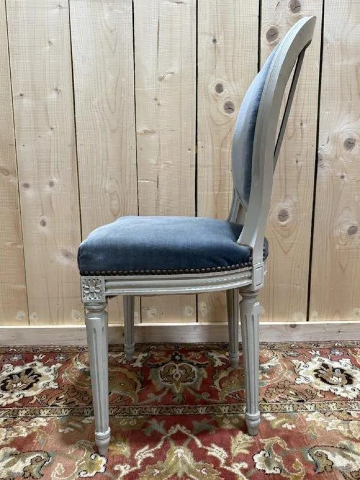 Pamono Louis XVI Style Medallion Chairs, Set of 6 Outlet
